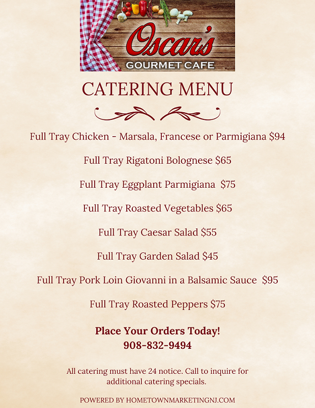 Oscars Catering Menu 3232023